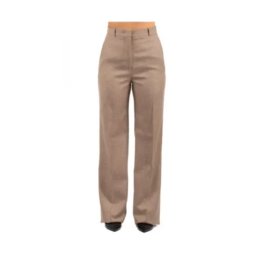 Max Mara Studio Dame Bukser Brun M, Max Mara Studio Dame Bukser Brun M,