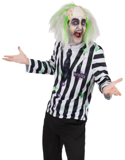 Beetlejuice Lisensiert Kostymetopp - L