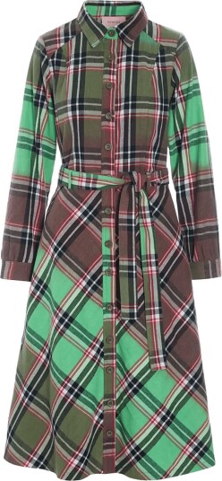 Hunkøn Ramone Dress GREEN TARTAN XL Hunkøn Ramone Dress GREEN TARTAN XL