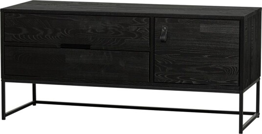 TV-enhet Silas - Blacknight, Ask, 120 cm