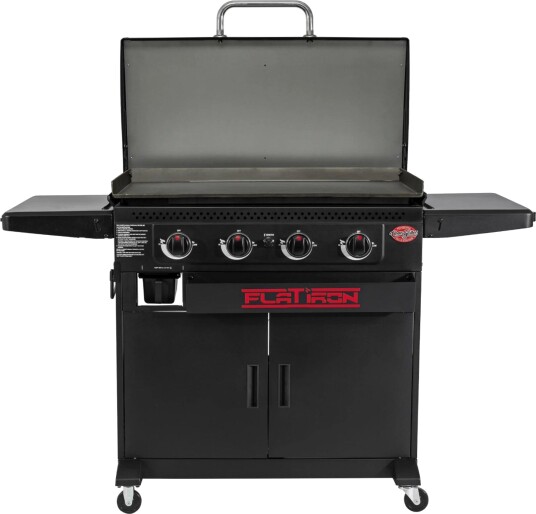 "Char Griller Flat Jerngrill Premium Kvalitet 4 Brennere