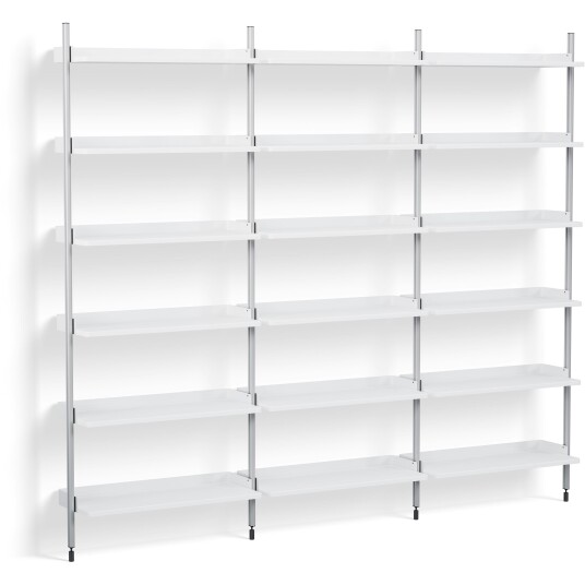 Hay Pier System 103 3 columns PS White / Aluminium