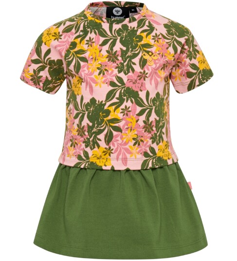 Hummel Kjole HMLAuli Rosa/Grønn m. Blomster 68 Kjole Flerfarget 62 Hummel Kjole HMLAuli Rosa/Grønn m. Blomster 68 Kjole Flerfarget 62