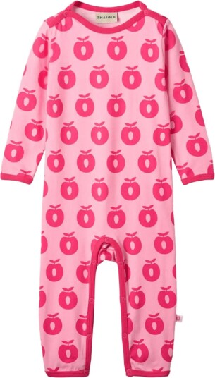 Småfolk | Elstar Long-Sleeved Baby Suit With Apples | 86