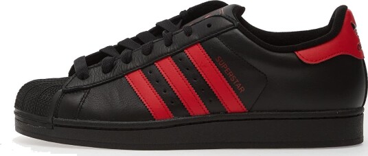 Joggesko adidas Superstar II Core Black/ Better Scarlet/ Core Black EUR 43 1/3