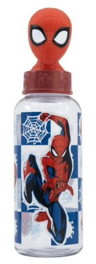 Stor Water Bottle w/3D Figurine 560 ml Spider-Man 088808723-74859