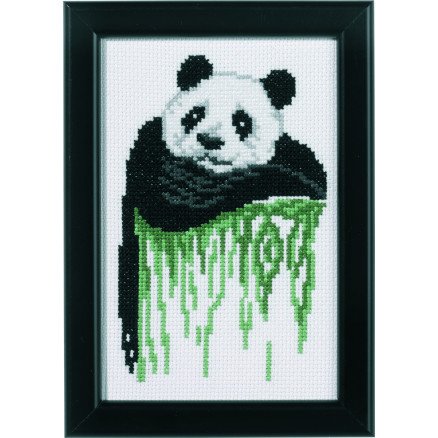 Permin Broderisett Panda 14x19cm