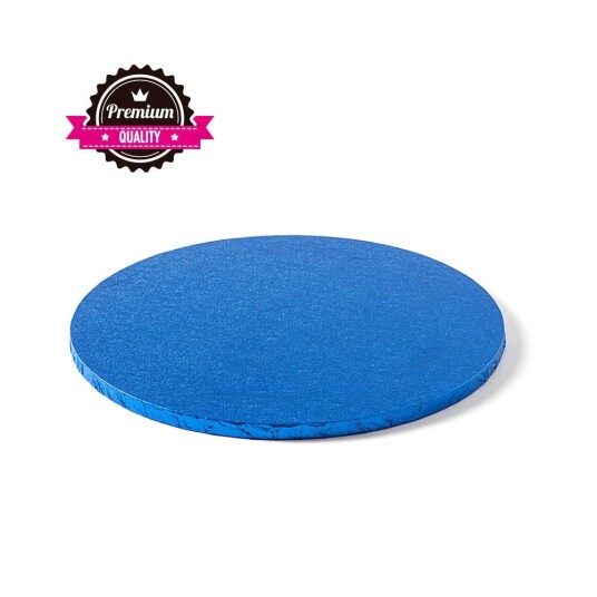 Kake Drum Rund Blå 25cm Kake Drum Rund Blå 25cm