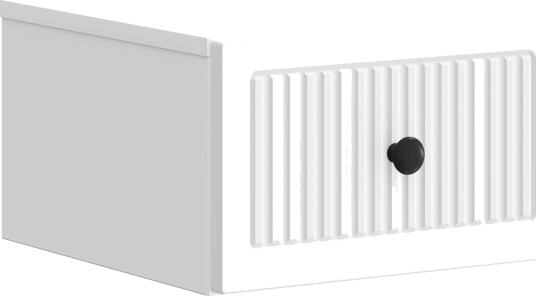 Vegghengt Nattbord Hvit 33 x 34,5 x 20 cm Konstruert tre