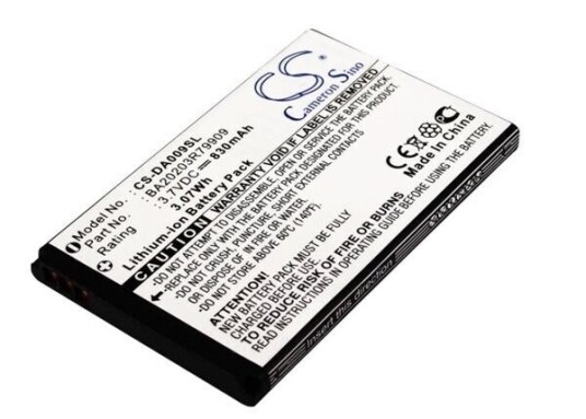 Creative Zen Micro Photo batteri (830 mAh 3.7 V, Sort) Creative Zen Micro Photo batteri (830 mAh 3.7 V, Sort)
