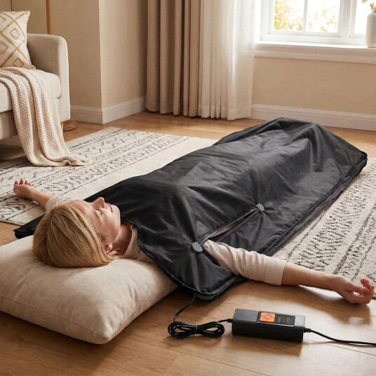 Infrarødt saunateppe 180 x 80 cm - 2 varmesoner Infrarødt saunateppe 180 x 80 cm - 2 varmesoner