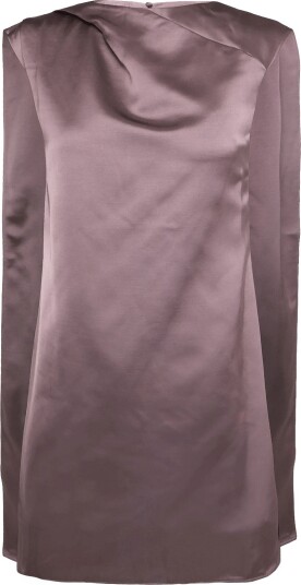Topshop Tstrille Sl Satin Mini Dress Wvn   MOLE   42