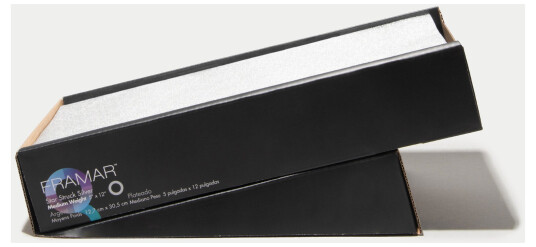 Framar Framar Pre-cut embossed M struck silver 500 sheets Framar Framar Pre-cut embossed M struck silver 500 sheets