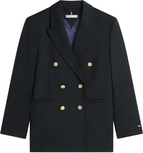 Tommy Hilfiger Timeless Wool Db Blazer Navy 34