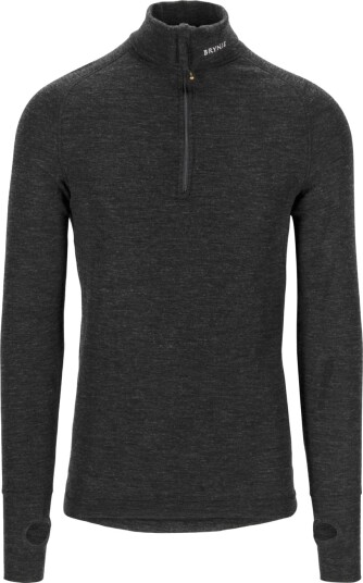 Brynje Arctic Zip Polo W/inlay Charcoal L