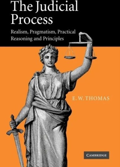 The Judicial Process Av E. W. (University Of Auckland) Thomas