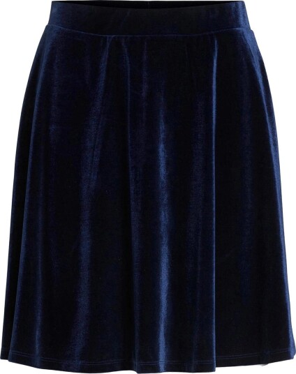 Vila | Vikatja Hw Short Velvet Skirt/Ka | XS