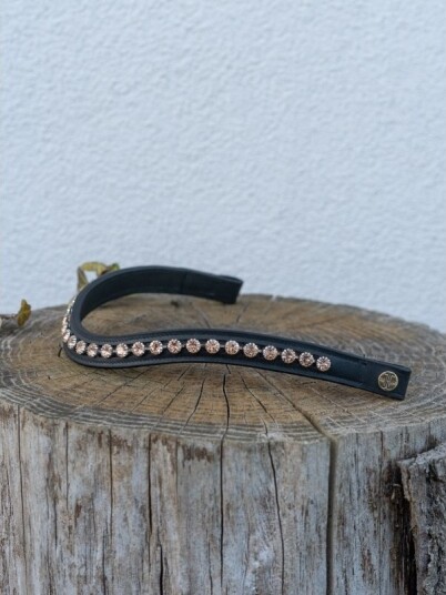 Jacson Pannebånd Crystal Rose Black F
