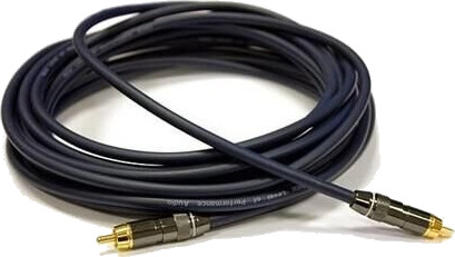 XTZ Blue Line 1 meter subwooferkabel RCA - RCA XTZ Blue Line 1 meter subwooferkabel RCA - RCA