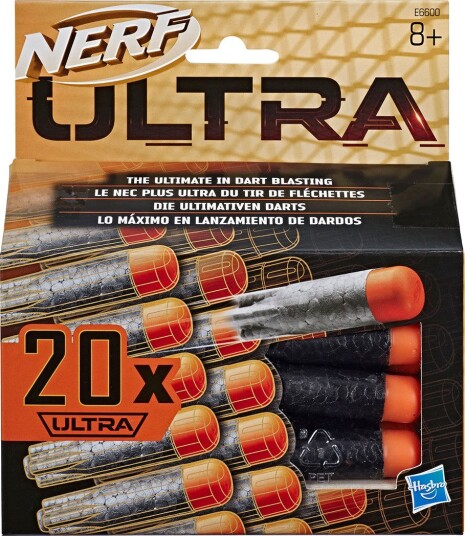 Nerf Ultra 20 Darts Påfyll 8+ 20-Pk