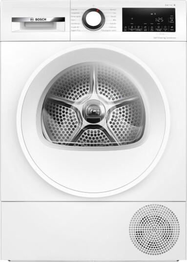 Bosch Serie 6 Varmepumpetørketrommel 9kg Hvit Bosch Serie 6 Varmepumpetørketrommel 9kg Hvit