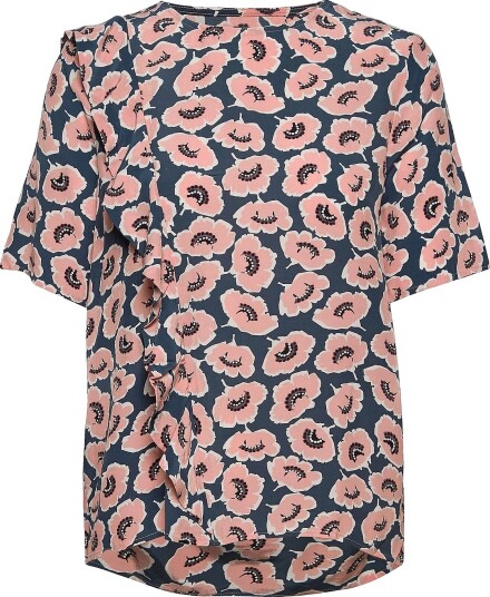 Park Lane | Blouse With Diagonale Frill | 34