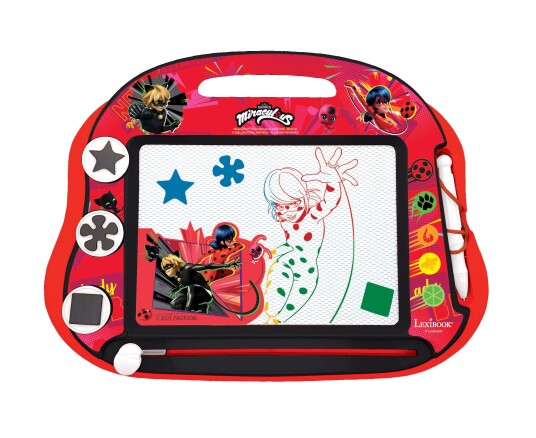 Lexibook Miraculous Magnetic Drawing Board with accessories CRMI550 Lexibook Miraculous Magnetic Drawing Board with accessories CRMI550