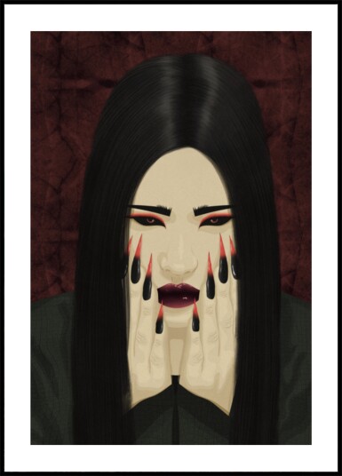 Gothic Red Tears Plakat / 70x100