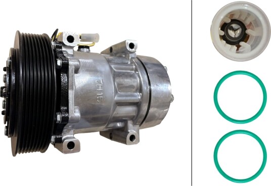 HELLA 8FK 366 203-391 AC-kompressor HELLA 8FK 366 203-391 AC-kompressor
