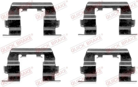 Tilbehørsett, skivebremse belegg QUICK BRAKE 109-1669