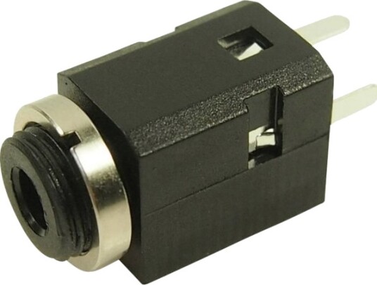 Cliff Fc681375v 3,5 Mm Jackplugg Innfelt Pol: 3 Stereo Sort 1 Stk