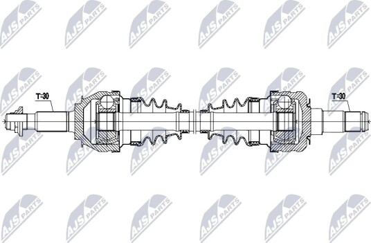 NTY NPW TY 216 Drivaksel