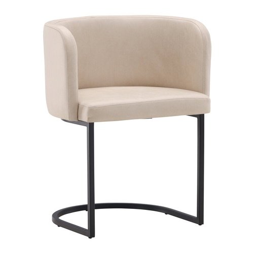 Venture Design Simrishamn spisestol Beige/svart Beige Venture Design Simrishamn spisestol Beige/svart Beige