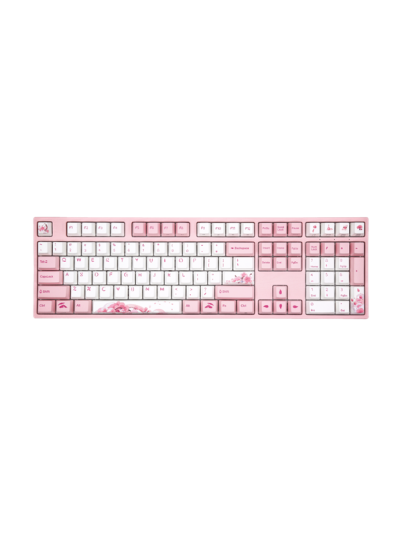 Varmilo APT109 Sakura R2 V3 100% Gateron G Pro 3.0 Red Gamingtastatur Nordisk Rosa