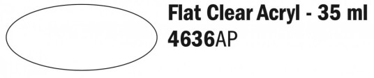 Italeri Flat Clear Acryl 35ml
