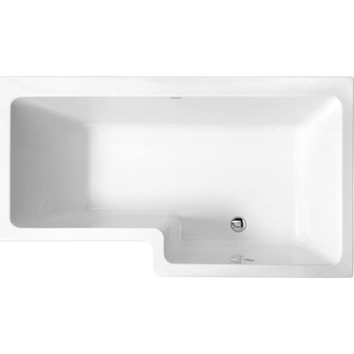 Svedbergs Z1700 Dusjbadekar 1700x700/850 mm, høyre, m/endegavl Svedbergs Z1700 Dusjbadekar 1700x700/850 mm, høyre, m/endegavl