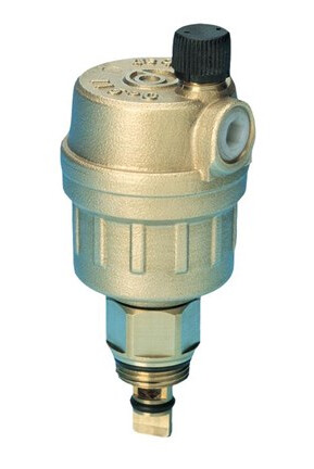 Pettinaroli Automatic air vent with non-return stop valve 1/2
