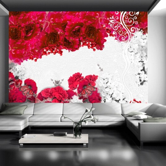 Fototapet Colors Of Spring Red 350x245 - Artgeist sp. z o. o.