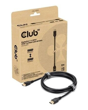 Club 3D DisplayPort cable DisplayPort to DisplayPort 3 m Club 3D DisplayPort cable DisplayPort to DisplayPort 3 m