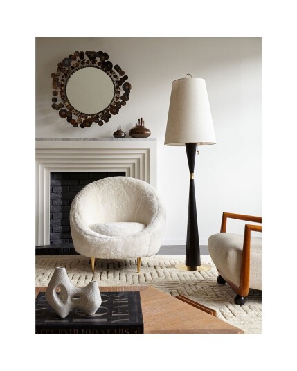 Jonathan Adler Ether fåtölj vit