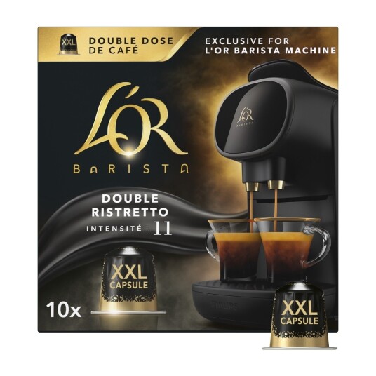 L Or Barista Double Ristretto intensitet 11 kaffekapsler (10-pk)