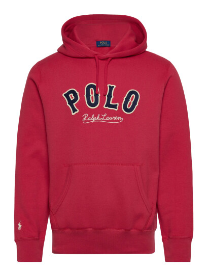 Polo Ralph Lauren The Rl Fleece Western-Logo Hoodie - Red - M