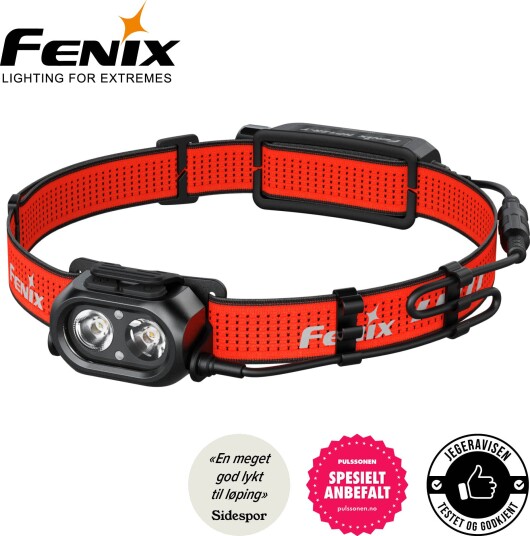Fenix HP12R T Hodelykt M.Batteriboks 1300 Lumen Rød