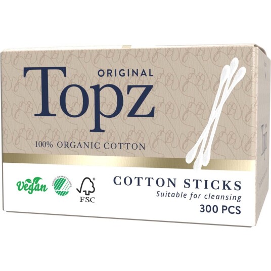 Topz Premium Cotton Sticks 300 stk Topz Premium Cotton Sticks 300 stk