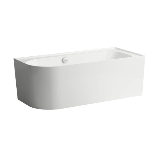 Laufen Immerse Hjørnebadekar 1800x800 mm, Høyre, Kompositt, Hvit