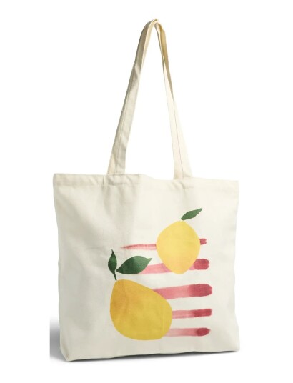 Pieces Pckaren Tote Bag Yellow ONE SIZE