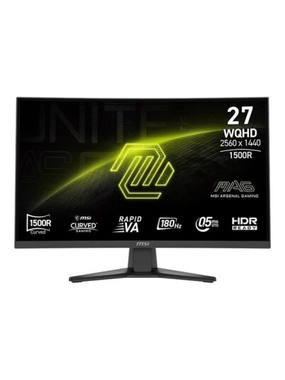 MSI MAG 275CQF E18 27" Gaming LED Monitor Kurvet 2560x1440 @ 180Hz