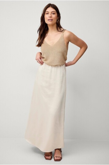 Second Female   Maxi skjørt Odile Maxi Skirt   Beige