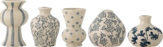 Bloomingville Quinto Vase - BLUE - One Size