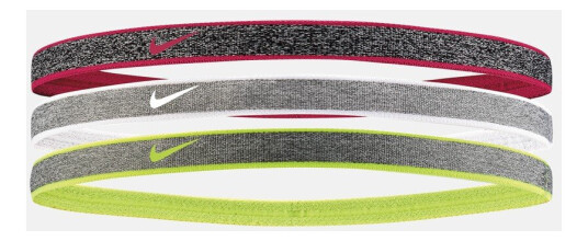 Nike Nike Swoosh Hth Sport 3 Pk Dark Grey/Dark Grey Onesize Pannebånd Nike Nike Swoosh Hth Sport 3 Pk Dark Grey/Dark Grey Onesize Pannebånd